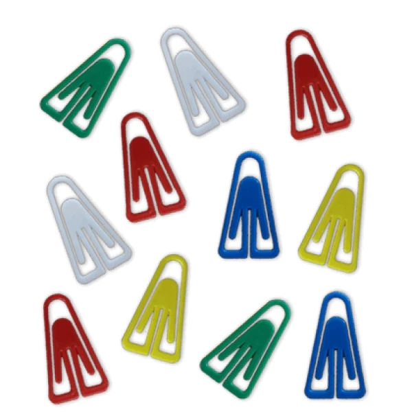 Clips Plástico Colorido ACC 25 unidades