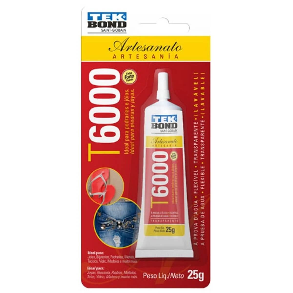 Cola para Artesanato Tekbond T6000 25g