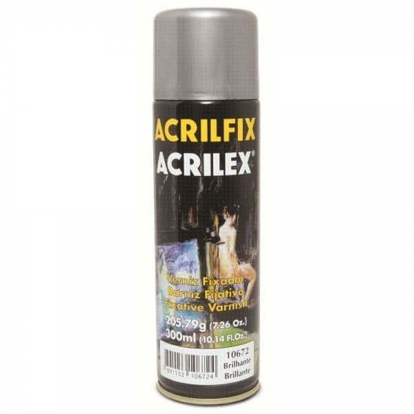 Verniz Fixador Brilhante 300ml Acrilex Acrilfix