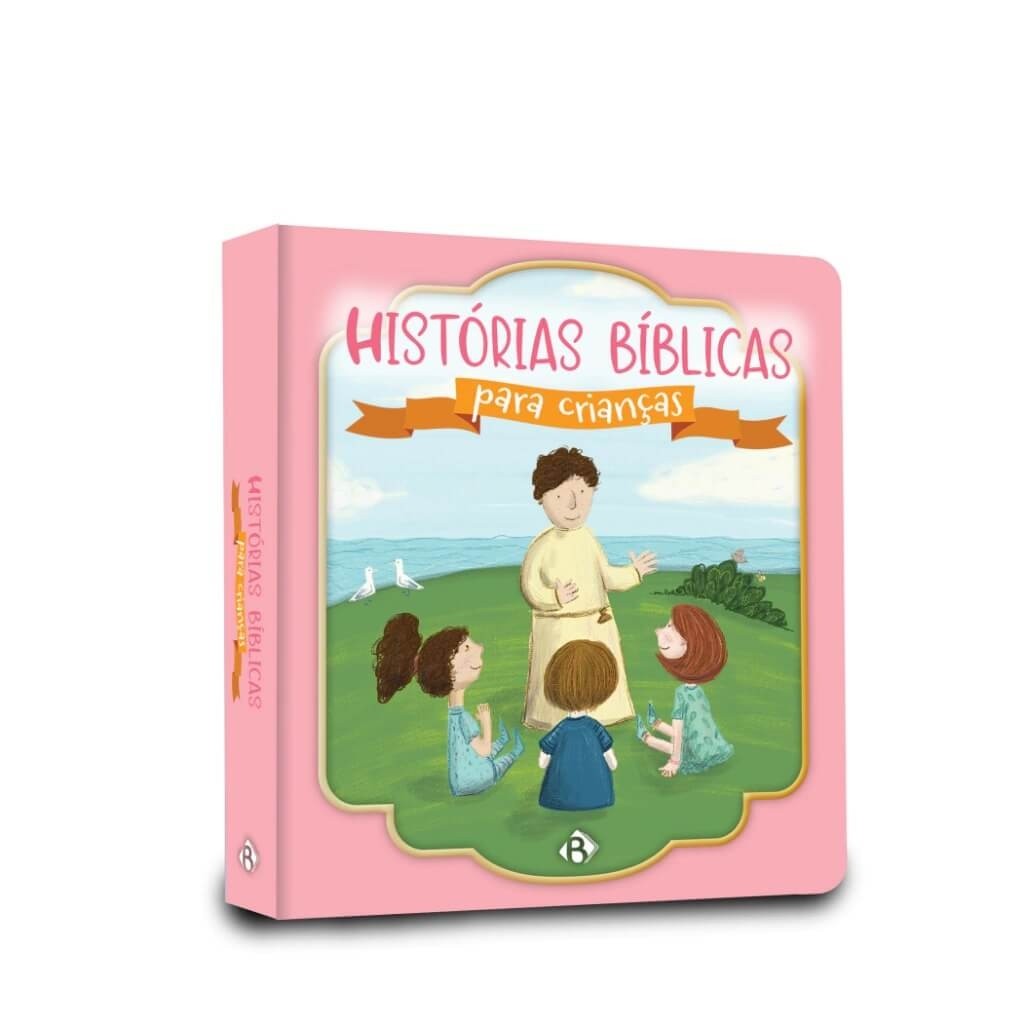 Histórias Bíblicas Para Crianças Capa Rosa
