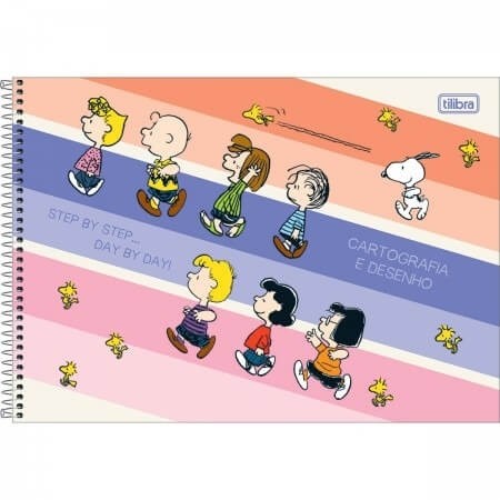 Caderno de Desenho Capa Dura Snoopy 80 fls