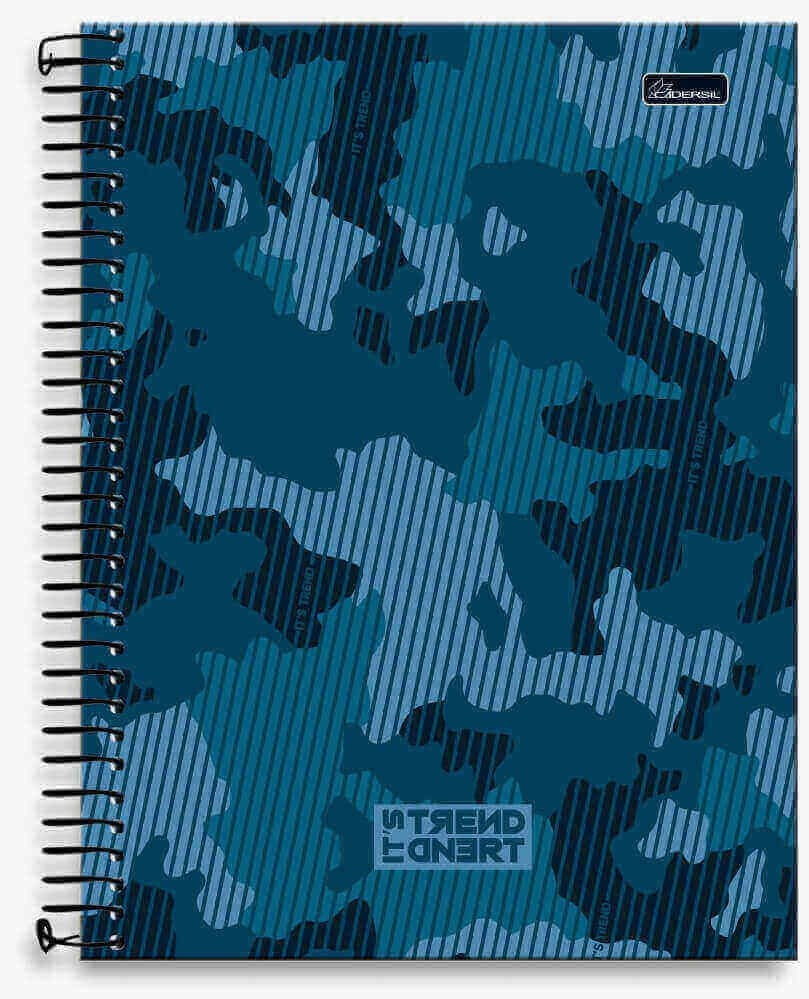 Caderno universitário 10 matérias capa dura It's Trend Cadersil