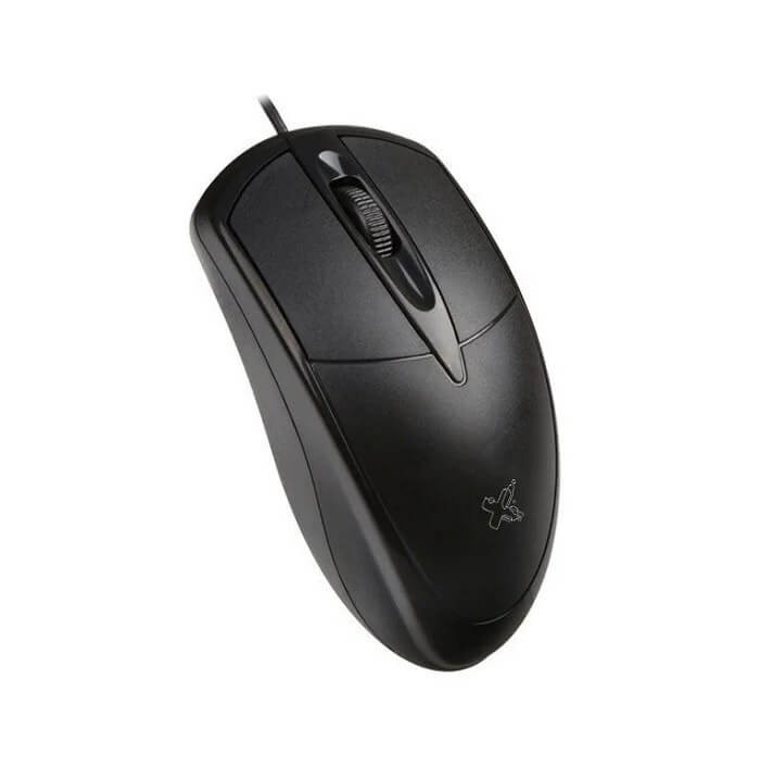 Mouse Universitario Preto USB 2.0 Com Fio Maxprint 1 UN