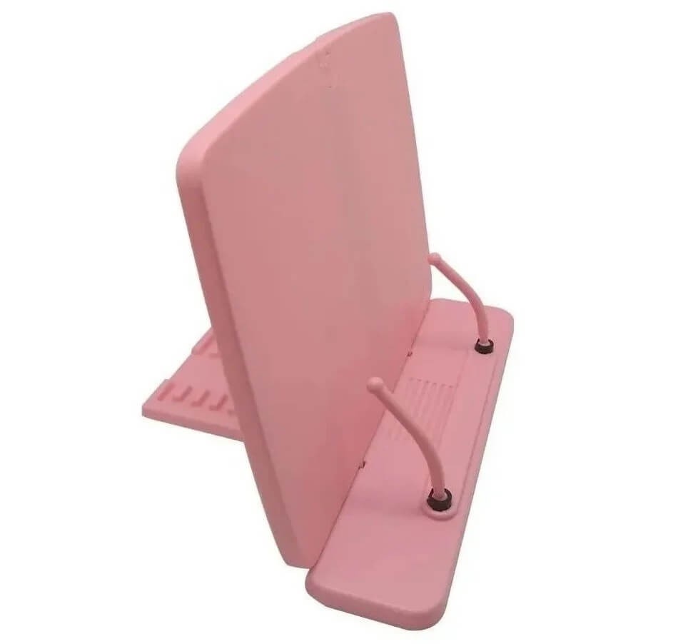 Apoio Para Leitura e Tablet Copy Holder Rosa Claro Yes