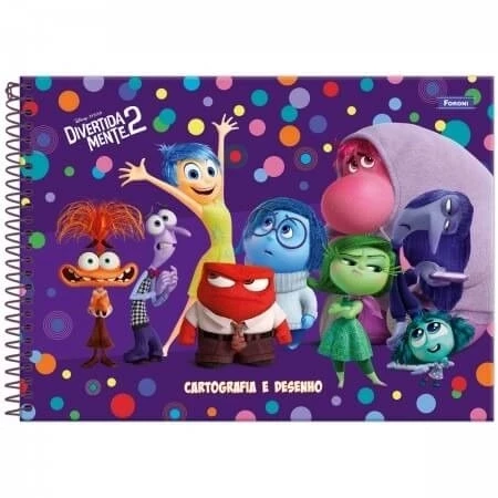 Caderno de Desenho Divertidamente Fononi 1 UN