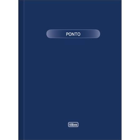 Livro de Ponto Capa Dura Pequeno - 2 Assinaturas 160fls Tilibra 1 UN