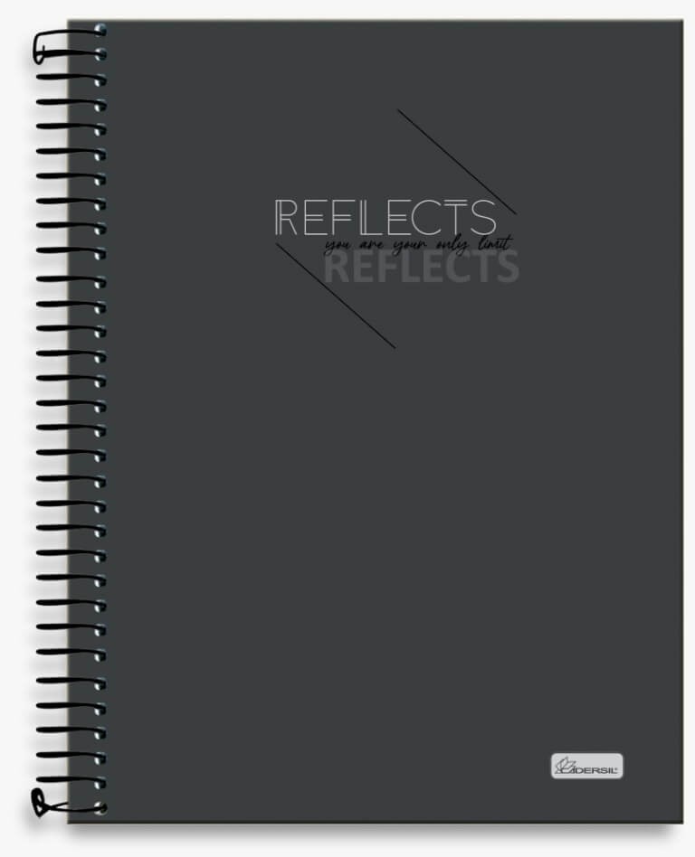 Caderno Universitário 15 Matérias Reflects 240 fls Cadersil 1 UN