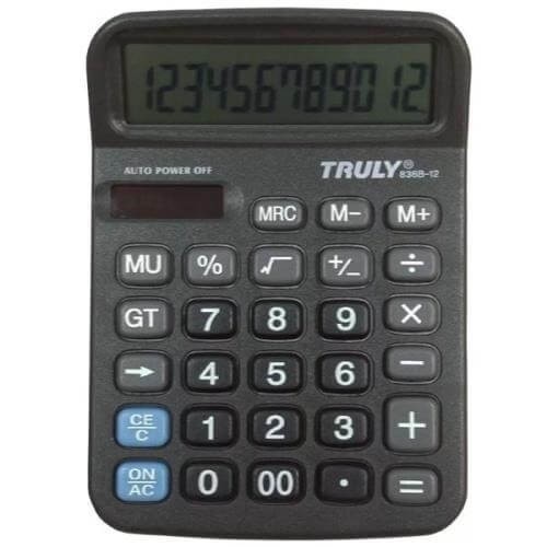 Calculadora de Mesa 12 digitos 836B-12 - Truly