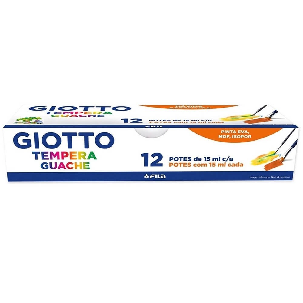 Tinta Guache 15ml 12 Cores Giotto