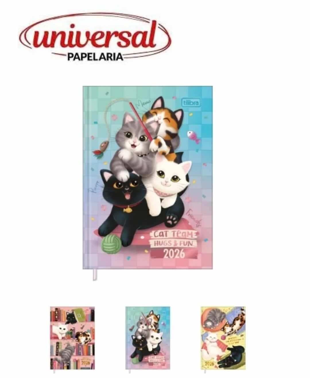 Agenda Costurada Petit Purrfect Cats Tilibra 1 UN