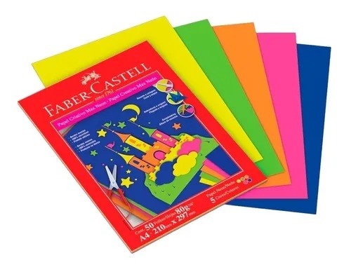 Papel Criativo Neon - Faber Castell