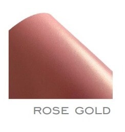 Papel Perolado A4 180g Colorido na Massa Metallik Rose Gold 1 Folha