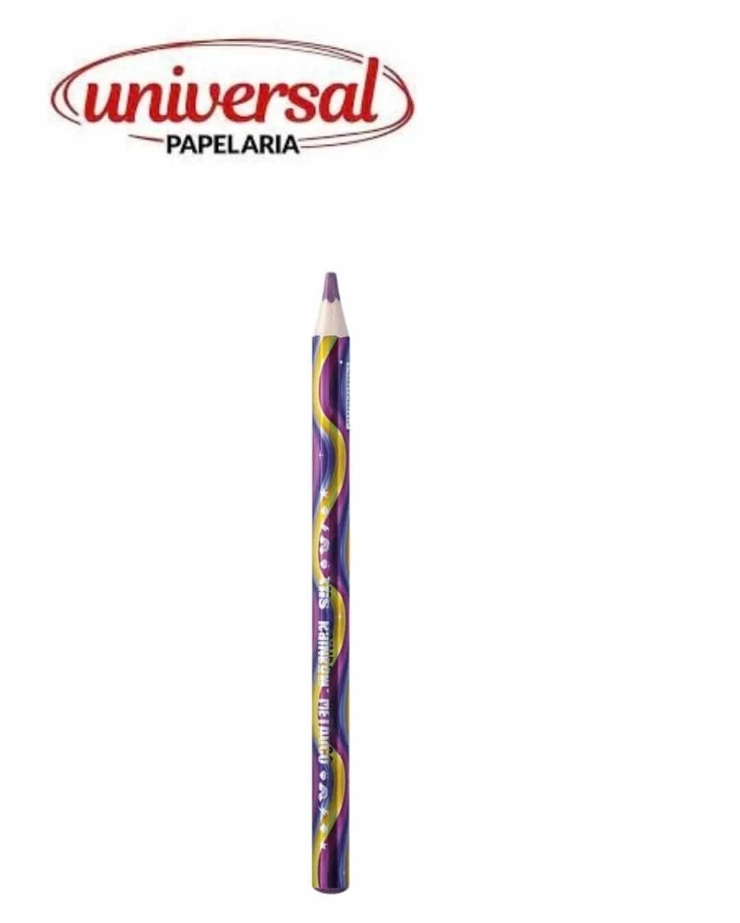 Lápis De Cor Tris Rainbow Metalico 1 UN
