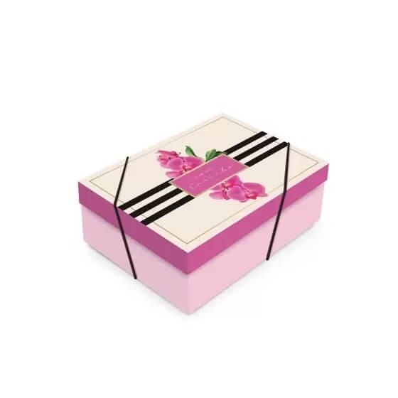 Caixa Retangular com Tampa Celine M Cromus 35x25x11cm 1 UN