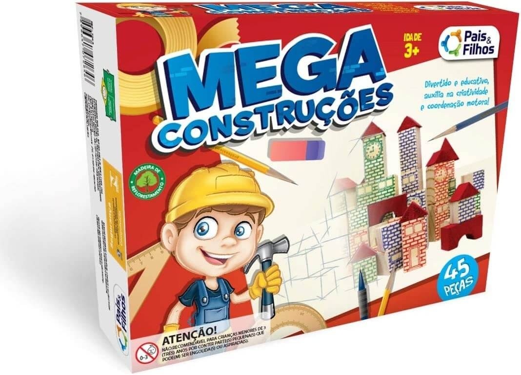 Mega Construções 45 Peças