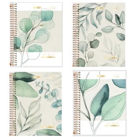 Planner Permanente Natus Capa Dura 80 Folhas Cadersil 1 UN