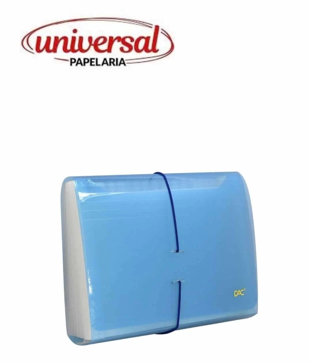 Pasta Sanfonada Duplicata 31 Divisórias Line Azul Dac 1 UN