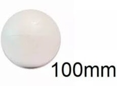 Bola de Isopor 100mm - Unidade