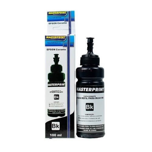 Refil De Tinta Epson Comp. 664 Preto 100ml. Masterprint  1 UN