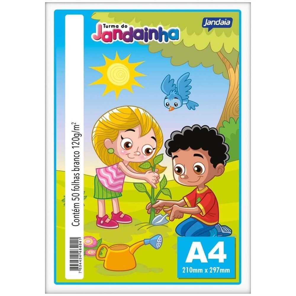 Papel Sulfite A4 Jandainha 120GRS Branco 50 Folhas