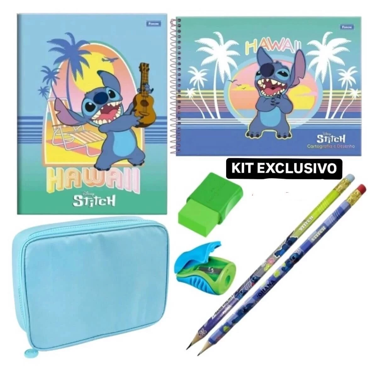 Kit Escolar Stitch