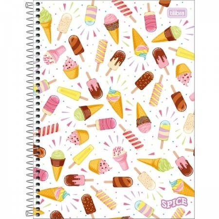 Caderno Universitário 1 Matéria 80 fls Spice Fem Tilibra