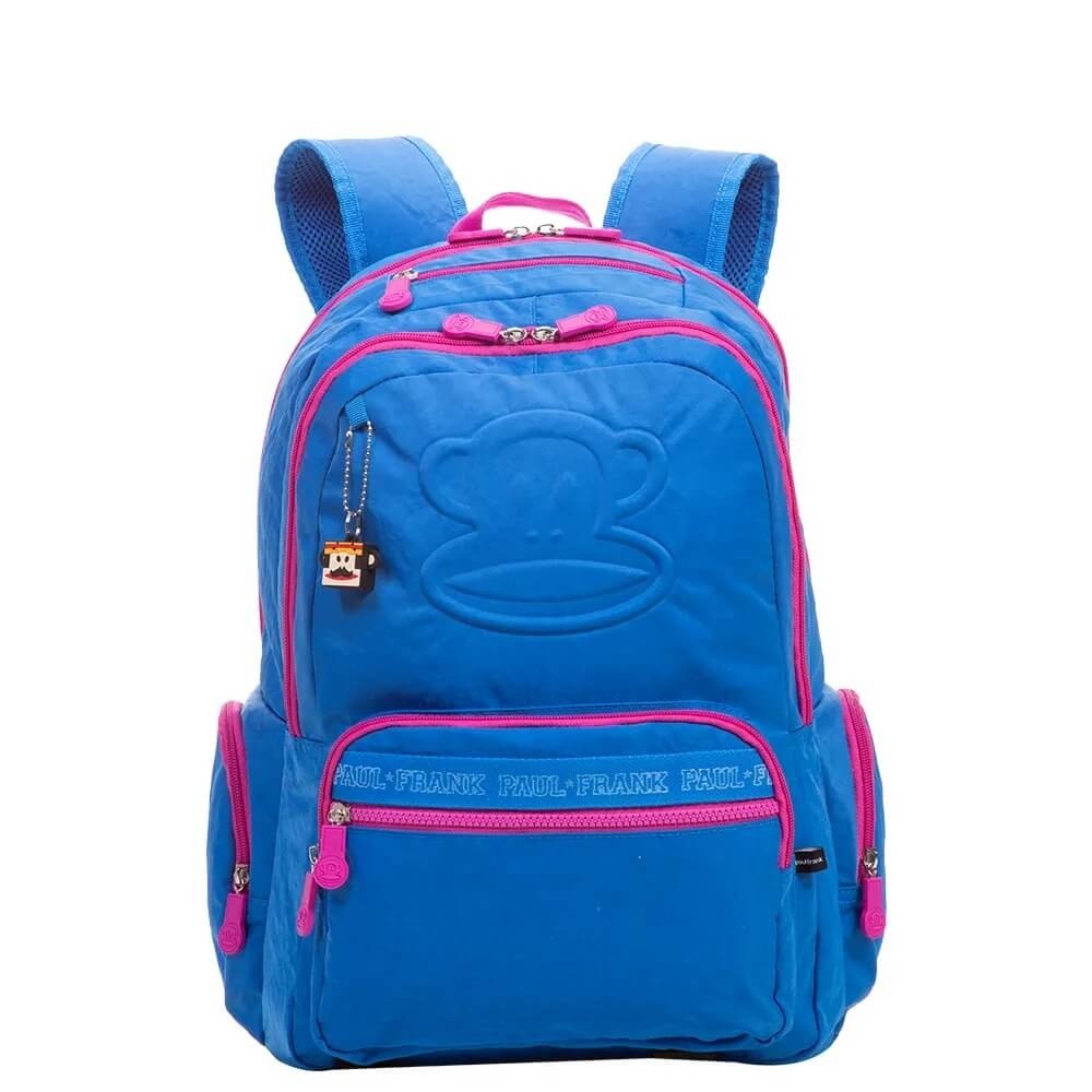 Mochila Grande 2 Compartimentos Paul Frank T03 Aquamarine Sestini