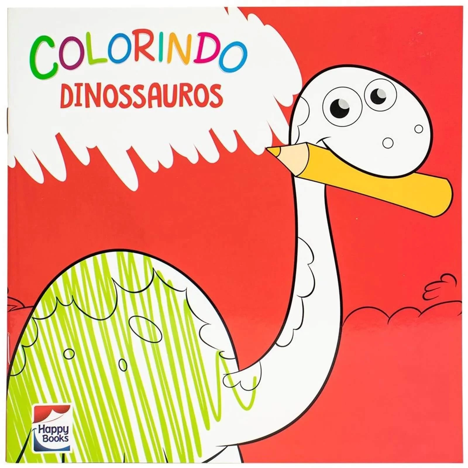 Livro de Colorir Colorindo Animais: Dinossauros