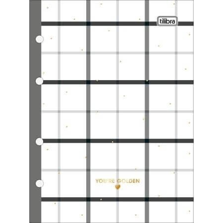 Refil Tiliflex para Fichário Colegial West Village 80 Folhas 1 UN