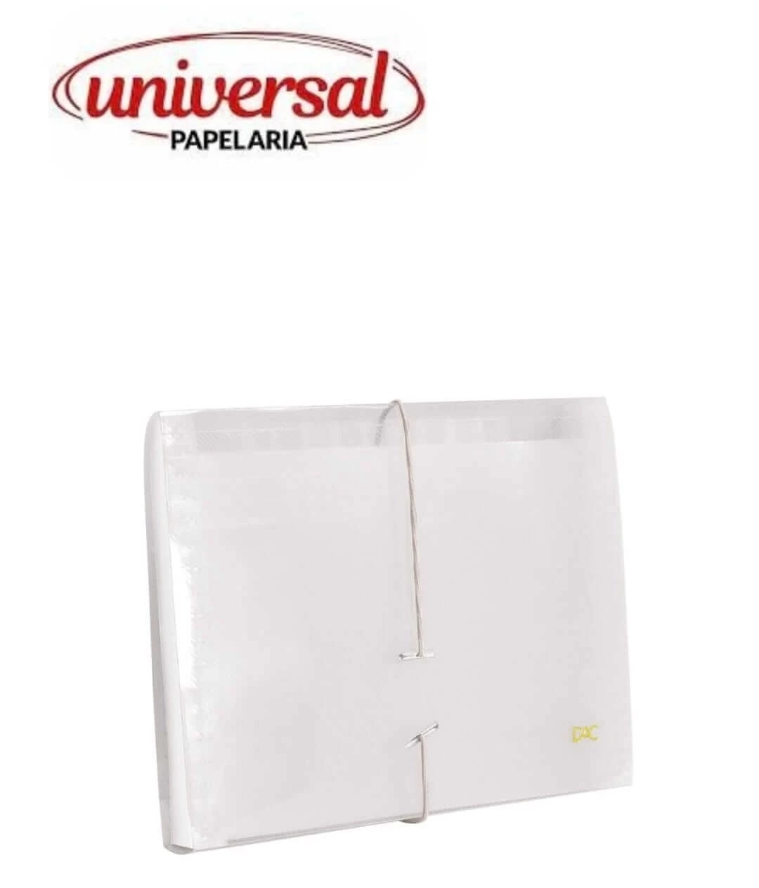 Pasta Sanfonada Duplicata 12 Divisórias Line Cristal Dac  1 UN