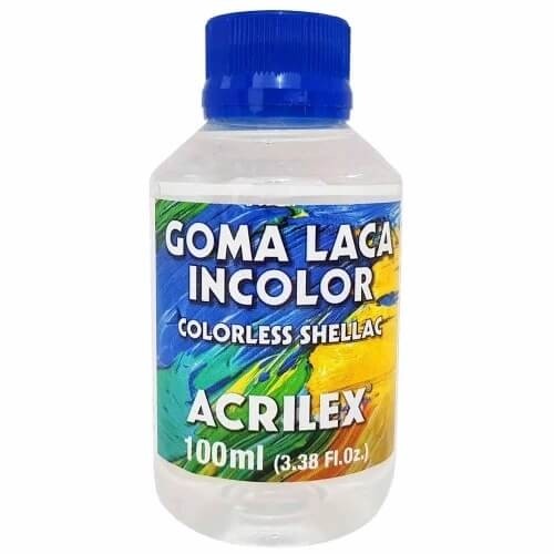 Goma Laca Incolor 100ml Acrilex