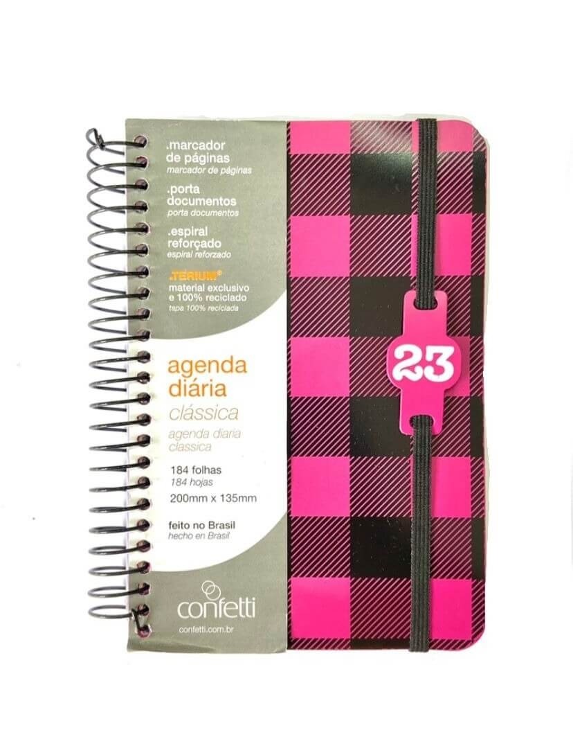 Agenda Diária 2023 Vichy 184 Folhas Confetti 1 UN