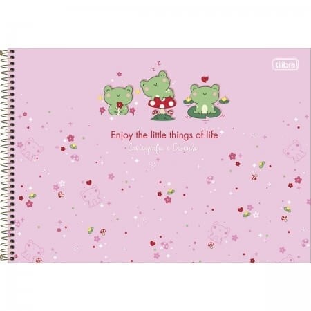 Caderno de Desenho Capa Dura Mellow 80 fls