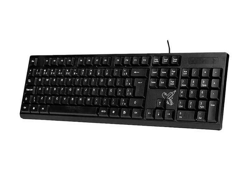 Teclado Maxprint USB Universitário Preto