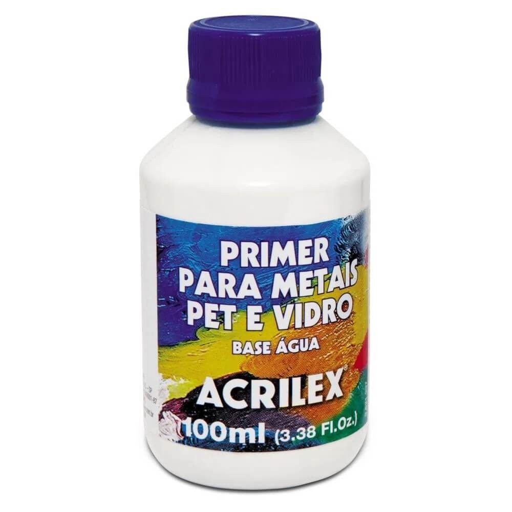 Primer Para Metais Pet E Vidro 100ml Acrilex