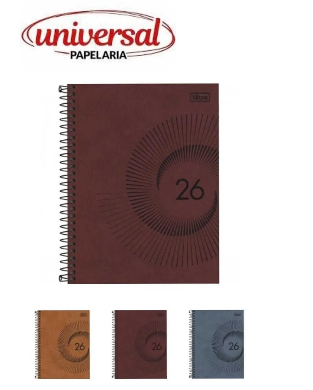 Planner Espiral 17,7 x 24 cm Prátika 2026 Tilibra 1 UN