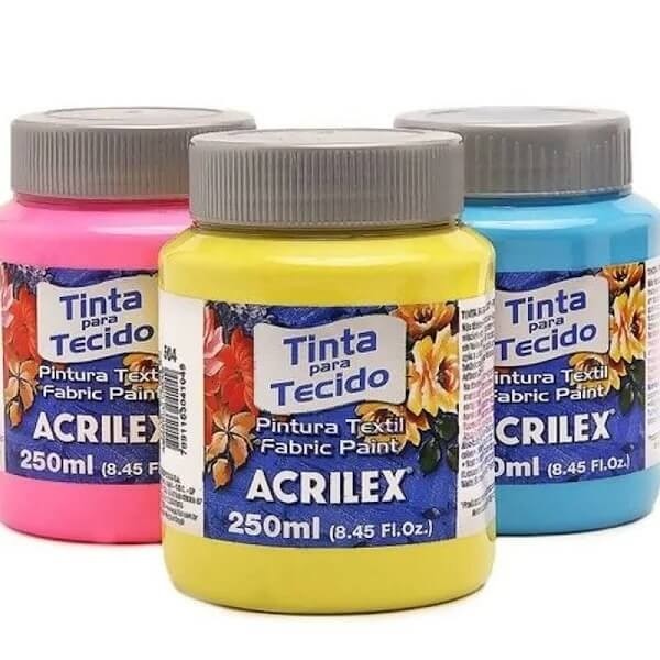 Tinta Para Tecido Fosca 250ml Acrilex