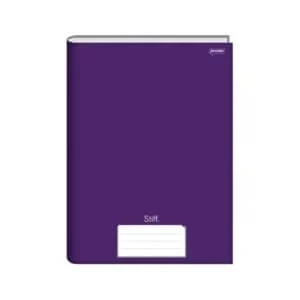 Caderno Brochura Capa Dura Pequeno 96 fls Roxo - Jandaia