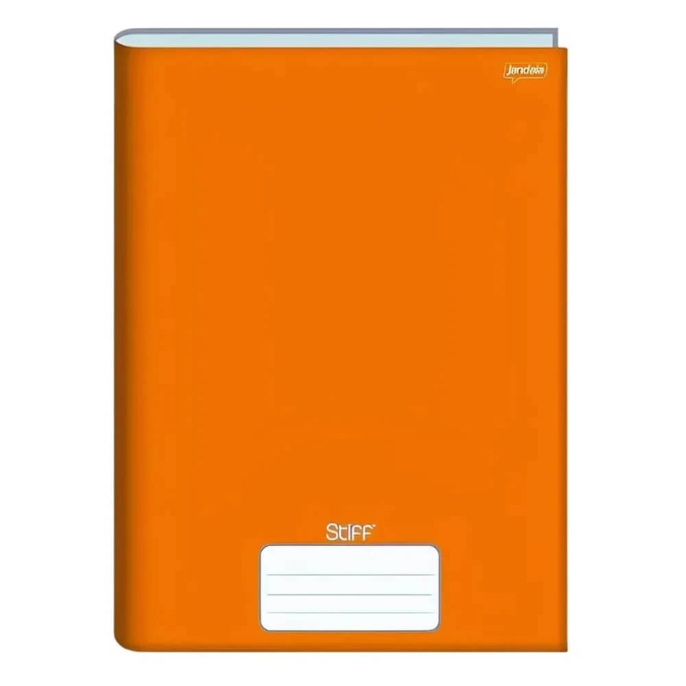 Caderno Brochura Capa Dura Pequeno 96 fls Laranja - Jandaia