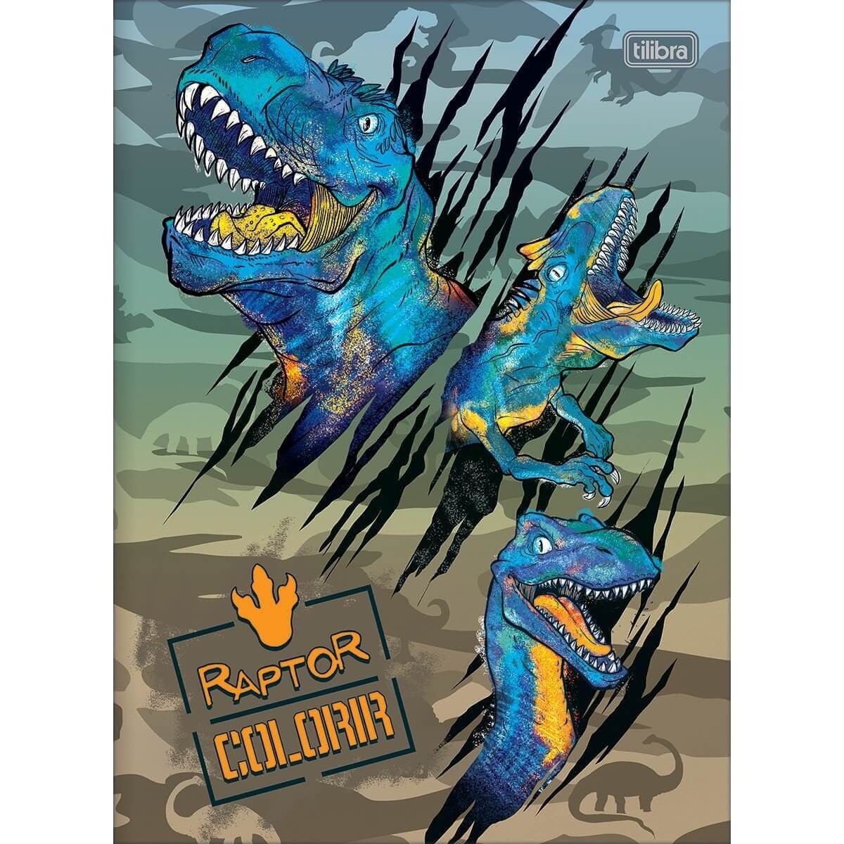 Livro de Colorir Raptor