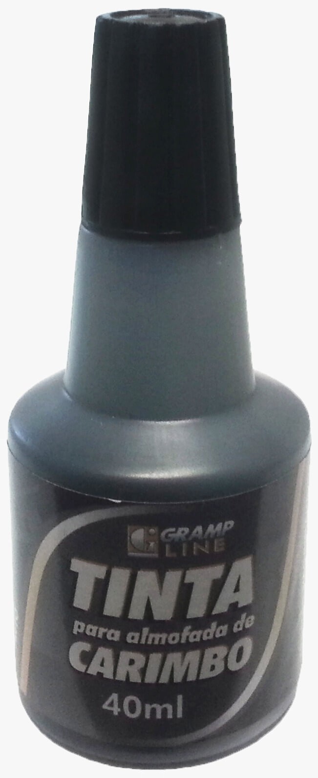 Tinta para Almofada de Carimbo Preta 40ML GrampLine