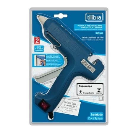Pistola para Cola Quente Profissional APL40 Tilibra 1 UN