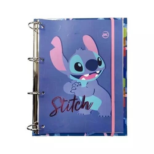 Fichário Universitário com Elástico Stitch 3815 DAC 1 UN