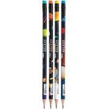 Lapis Grafite HB Com Borracha Galaxy Tris