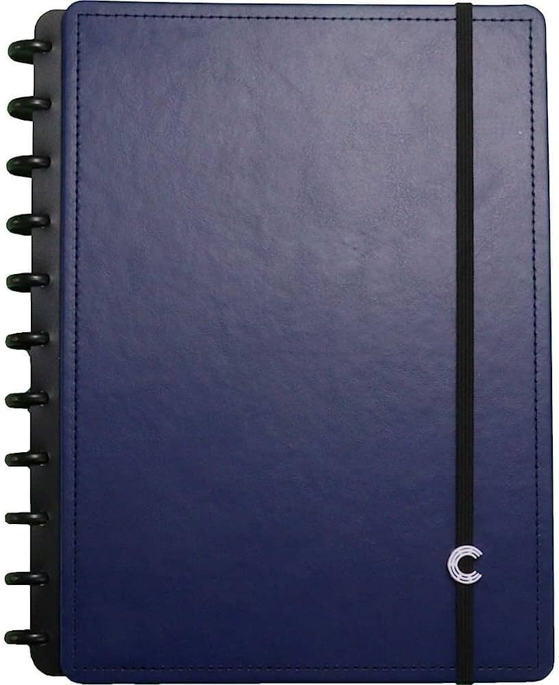 Caderno Inteligente Dark Blue 80 Folhas Grande