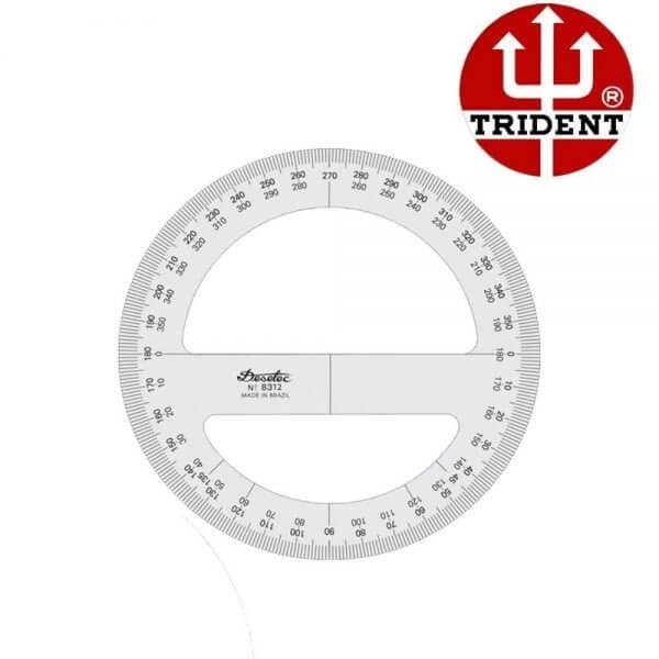 Transferidor 12CM / 360º Trident