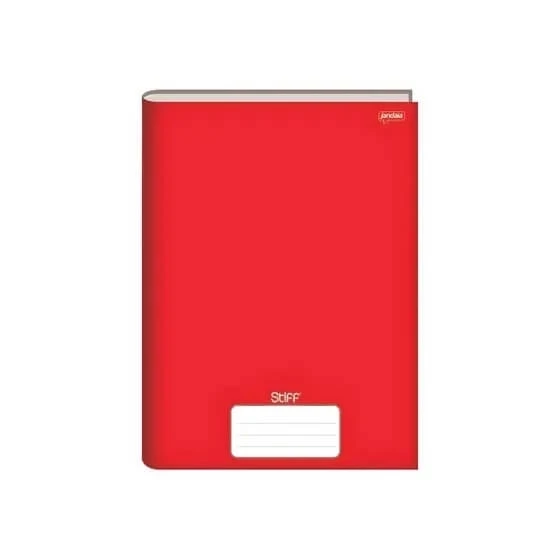 Caderno Brochura Capa Dura Pequeno 96 fls Vermelho - Jandaia