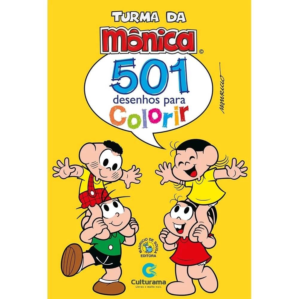 501 Desenhos Para Colorir Turma da Mônica