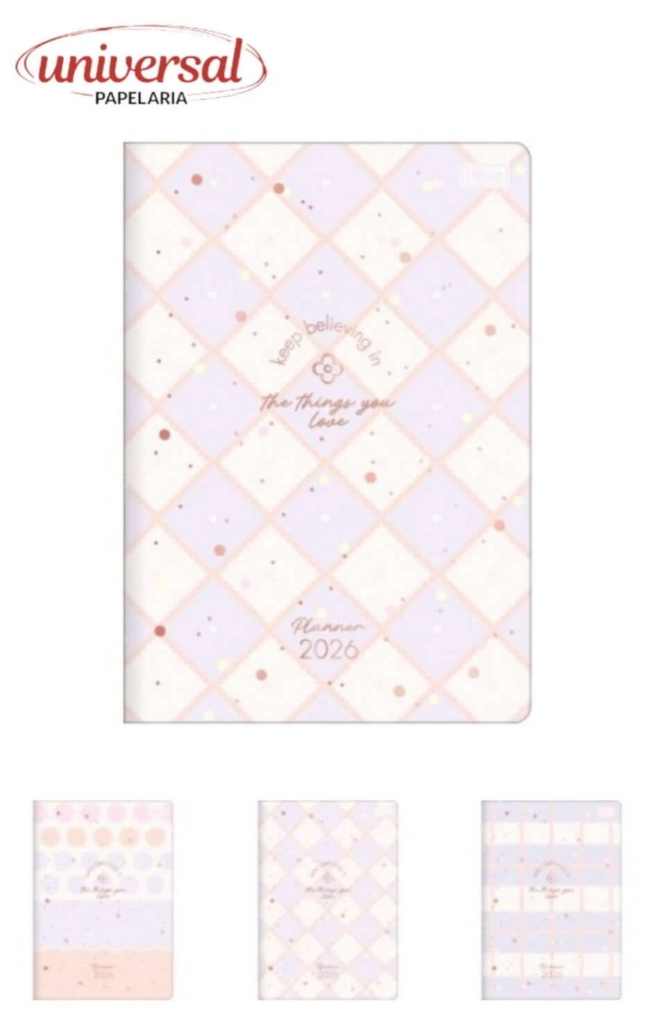 Planner Mensal Soho 2026 90g M7 - 1 UN