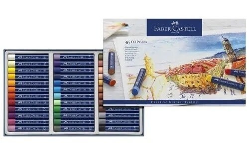 Giz Pastel Oleoso Estojo Cartão C/36 Cores FABER-CASTELL